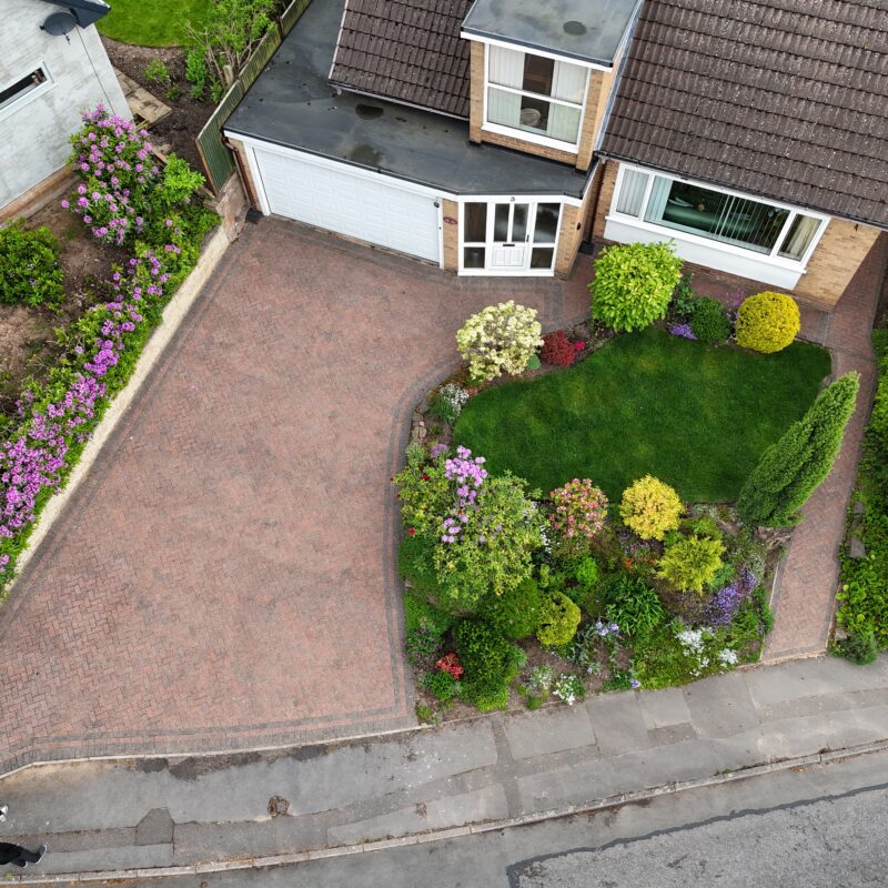 A block paved drive way after restoration with Resiblock and Home Fixology