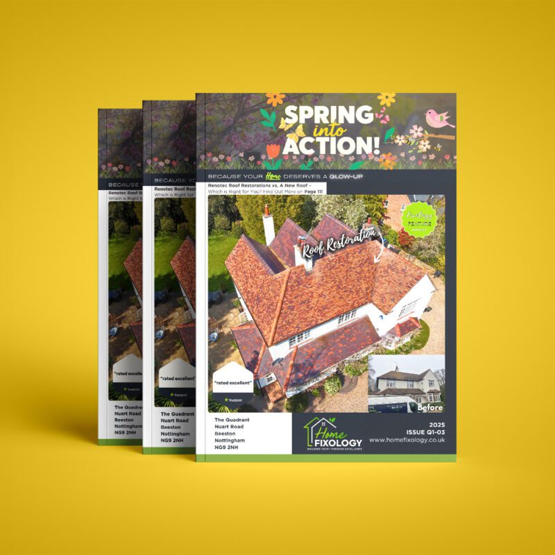 March - Spring into action magazine cover from Home Fixology.